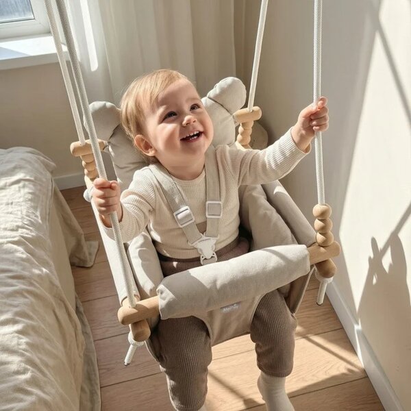 Dječja ljuljačka 3u1 - Baby swing grey