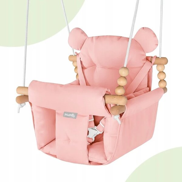 Dječja ljuljačka 3u1 - Baby swing pink