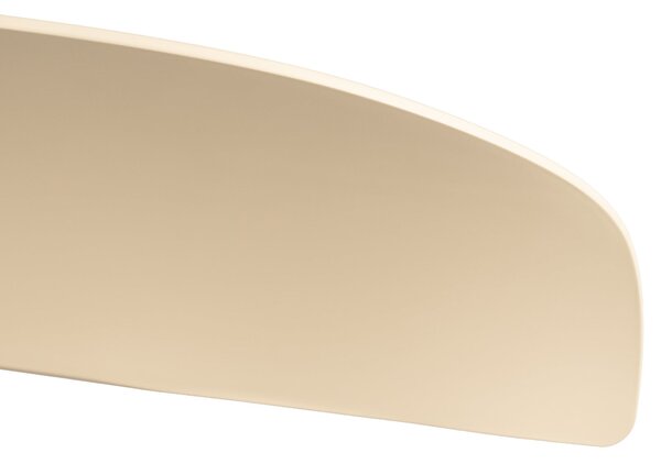 Novri LED stropni ventilator, bež, Ø 132 cm, CCT, tih - Lucande Lucande, Novri, Bež, Dnevna soba, Plastika, Moderan