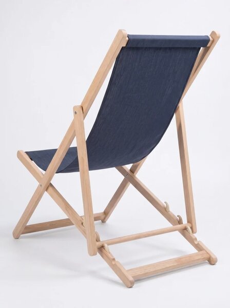Sklopiva drvena ležaljka Relax - Navy blue