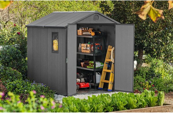 Vrtna kućica Darwin 6x8 - Dark grey
