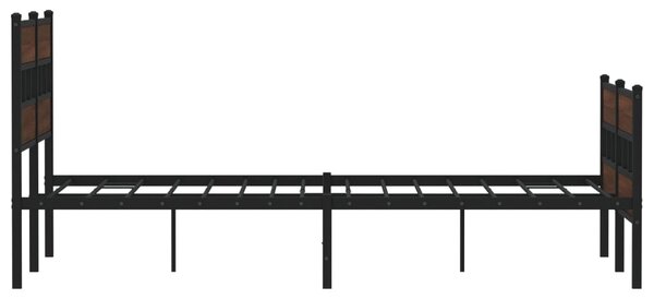Okvir kreveta bez madraca s uzglavljem i uznožjem 140x190 cm - Smeđa / 140 x 190 cm