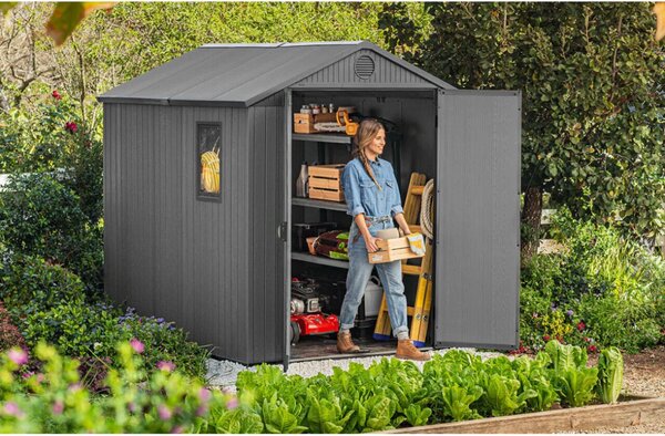 Vrtna kućica Darwin 6x8 - Dark grey