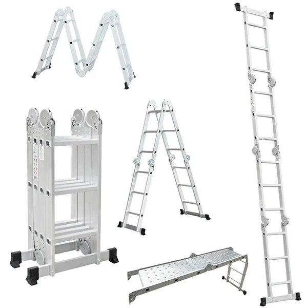 Aluminijske ljestve s platformom 4x3