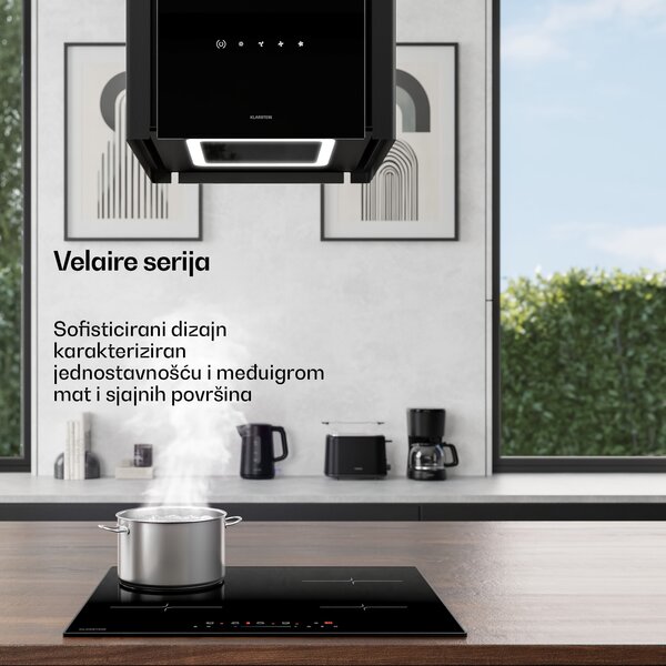 Klarstein Verosteel toster | Toster za 2 kriške | 800 W | 7 razina pečenja | Grijač peciva