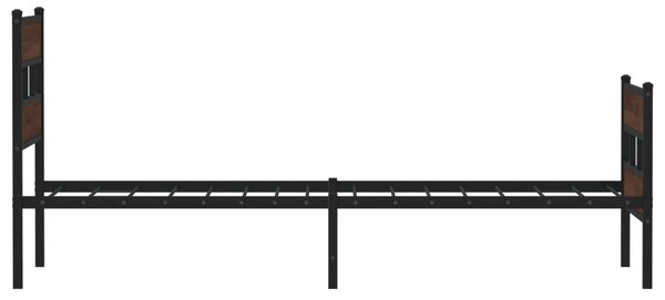 Okvir kreveta bez madraca s uzglavljem i podnožjem 80x200 cm - Smeđa / 80 x 200 cm