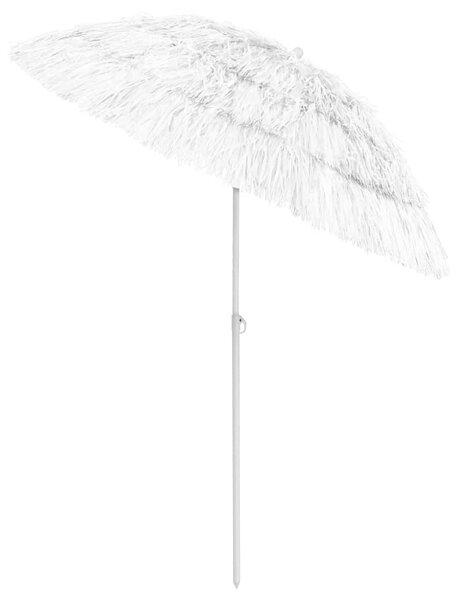 Suncobran za plažu Hawaii bijeli 180 cm - Bijela / 180 cm