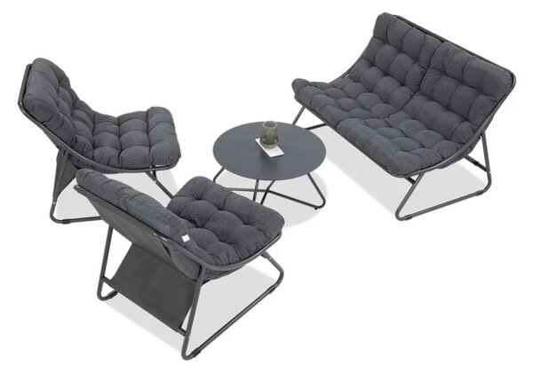 Vrtna garnitura Vista caffe dark grey