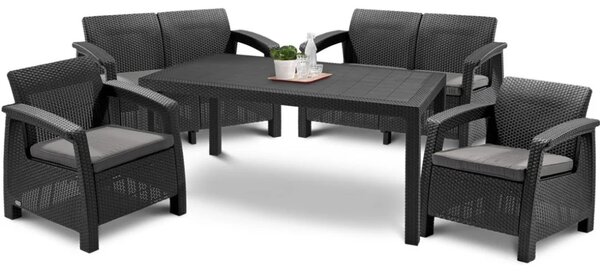 Vrtna garnitura Korfu Fiesta II graphite