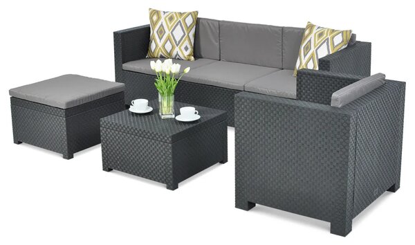 Vrtna garnitura Manhattan graphite