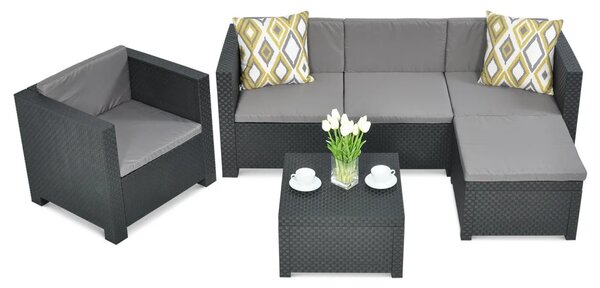 Vrtna garnitura Manhattan graphite