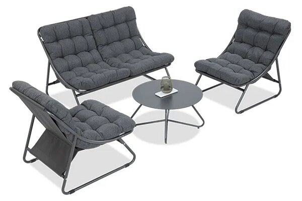 Vrtna garnitura Vista caffe dark grey