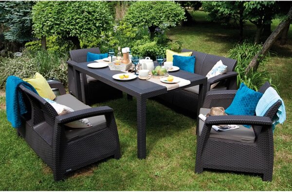 Vrtna garnitura Korfu Fiesta II graphite