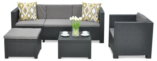 Vrtna garnitura Manhattan graphite