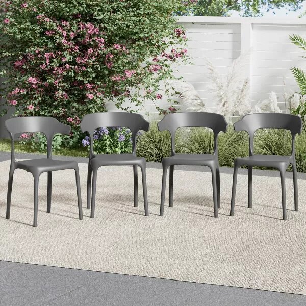 Vrtna stolica Dalma - Dark grey