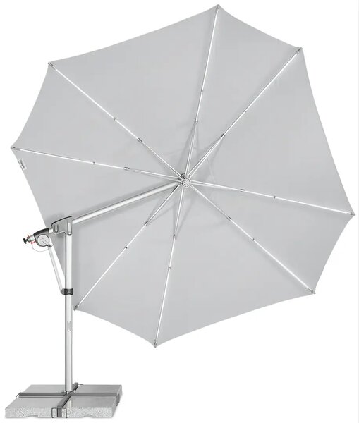Veliki vrtni suncobran - Doppler 400 grey