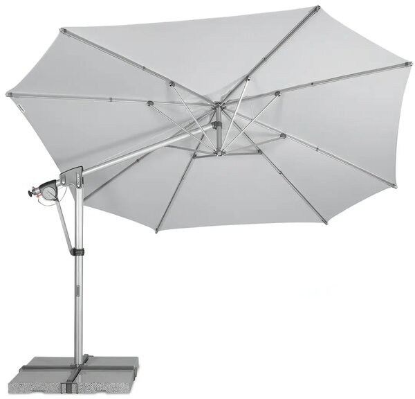 Veliki vrtni suncobran - Doppler 400 grey