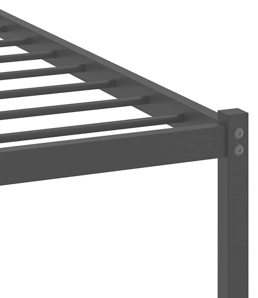 Metalni okvir kreveta bez madraca boja hrasta 135x190 cm - Smeđa / 135 x 190 cm