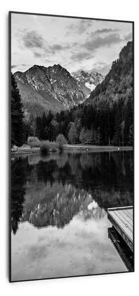 Klarstein Wonderwall Air Art Smart, infracrveni grijač, more crno -bijelo, 60 x 120 cm, 700 W