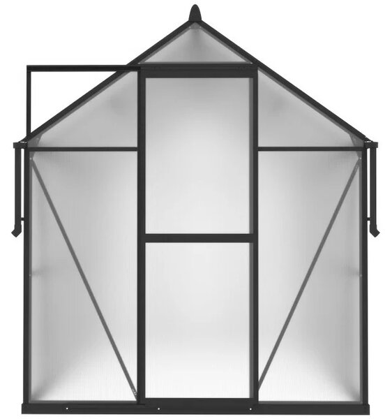 Staklenik polikarbonatni 183x361cm crni - Cultivo