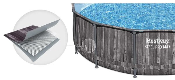 Vrtni bazen s okvirom 427 x 107 cm 11-u-1 Bestway 5614Z