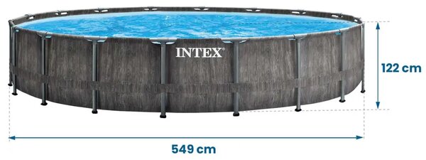Vrtni bazen s okvirom 549 x 122 cm 18 u 1 INTEX 26744