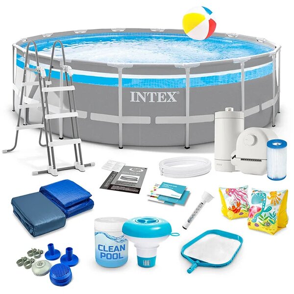 Vrtni bazen s okvirom 488 x 122 cm 18-u-1 INTEX 26730