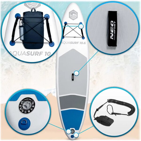 SUP daska Aquasurf 320 x 84 x 15 cm Neo-Sport 170200