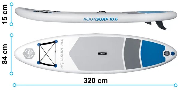 SUP daska Aquasurf 320 x 84 x 15 cm Neo-Sport 170200