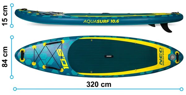 Sup daska Aquasurf 320 x 84 x 15 cm Neo-Sport 170203