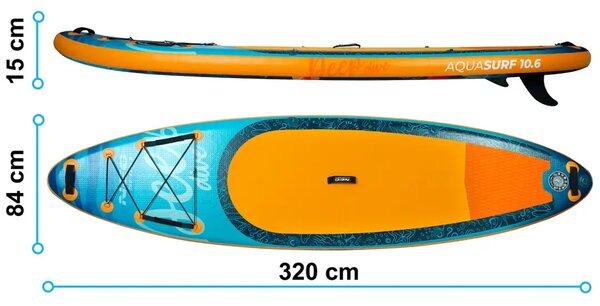 SUP daska Aquasurf 320 x 84 x 15 cm Neo-Sport 170204