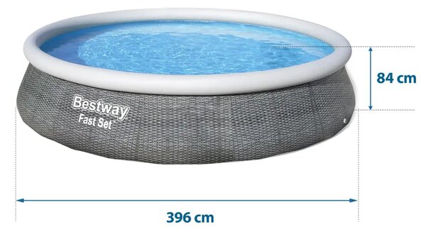 Vrtni bazen 396 x 84 cm 9 u 1 Bestway 57376