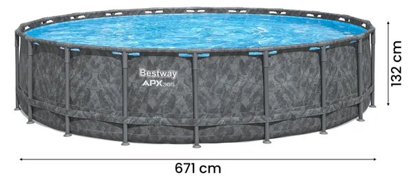 Bazen s okvirom 671 x 132 cm 11 u 1 Bestway 561JZ