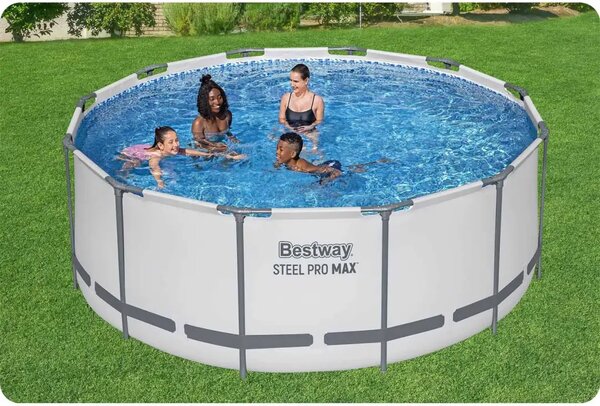 Vrtni bazen s okvirom 366 x 122 cm 6 u 1 Bestway 56420