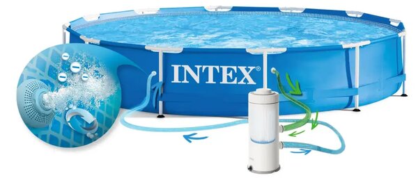 Bazen s okvirom 366 x 76 cm 16 u 1 INTEX 28212