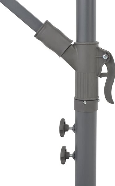 Konzolni vrtni suncobran s aluminijskim stupom 300 cm plavi - Plava / N/A