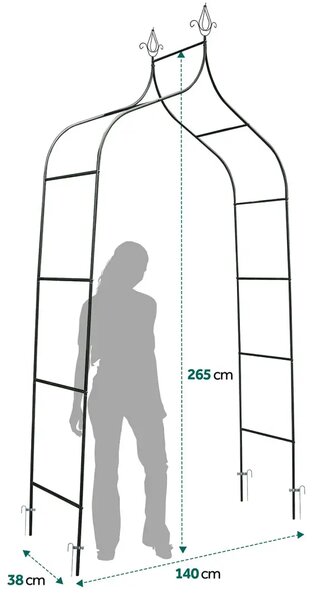 Vrtna pergola 265cm - Arch