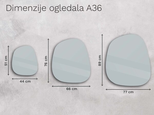 Organsko ogledalo s LED osvjetljenjem A36