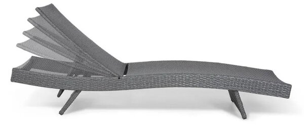 Vrtna ležaljka - wave dark grey
