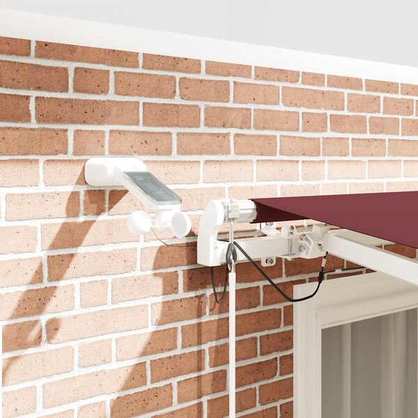 Tenda na automatsko uvlačenje s LED bordo 300x250 cm - Crvena / 300 x 250 cm