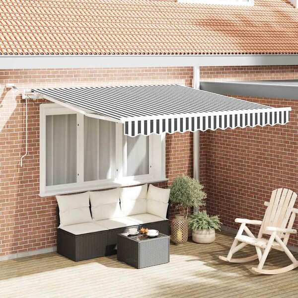 Tenda na automatsko uvlačenje LED antracit i bijela 300x250 cm - Antracitno siva / 300 x 250 cm