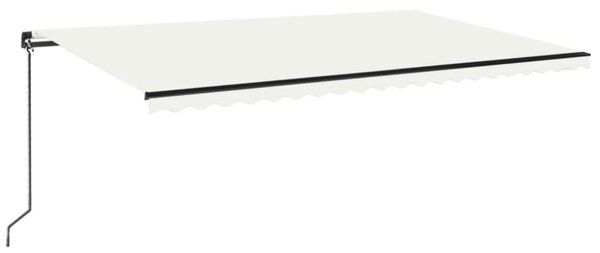 Tenda na ručno uvlačenje 500 x 350 cm krem - Krema / 500 x 350 cm