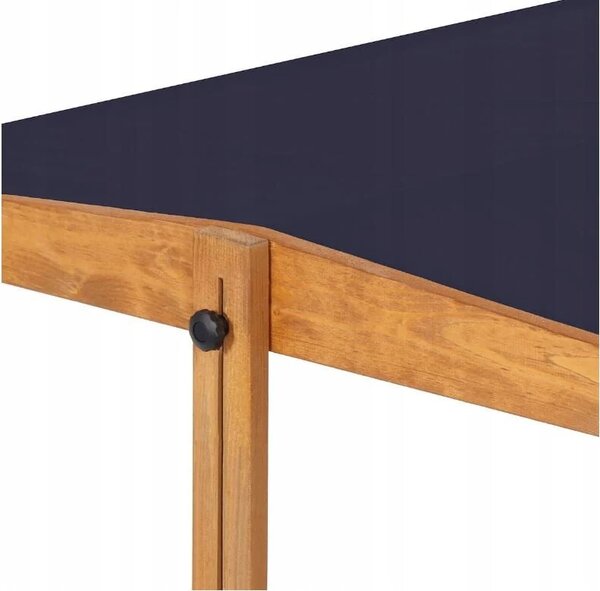Impregnirani zatvoreni pješčanik s krovom SLIM - 120X120cm