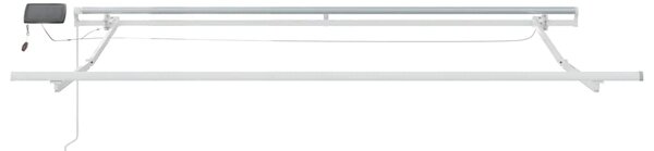 Tenda na ručno uvlačenje LED antracit i bijela 300 x 250 cm - Antracitno siva / 300 x 250 cm