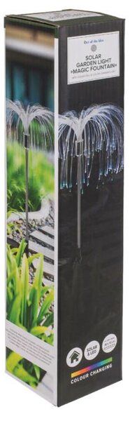 LED RGB solarna ukrasna svjetiljka fontana - stakloplastika 72 cm