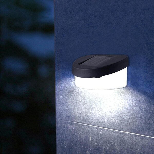 Solarna zidna LED svjetiljka 600mAh senzor sumrak