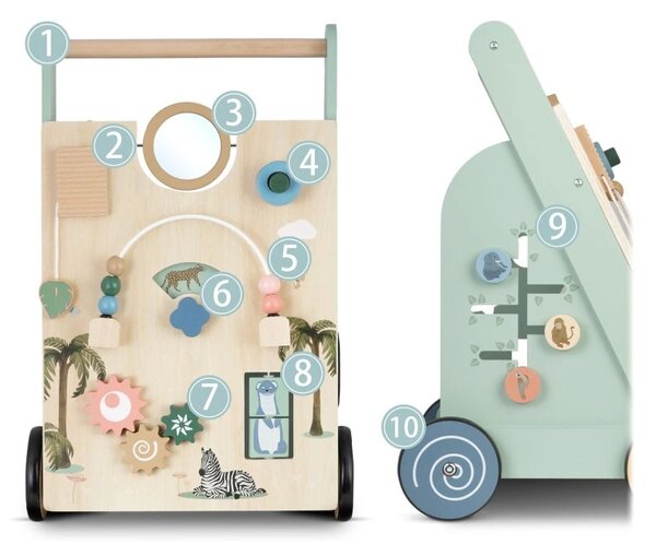 Dječja drvena hodalica - Montessori sorter