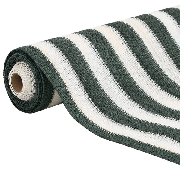 Mreža za privatnost zelena-bijela 2 x 10 m HDPE 150 g/m² - Zelena / 2 x 10 m (150 g)