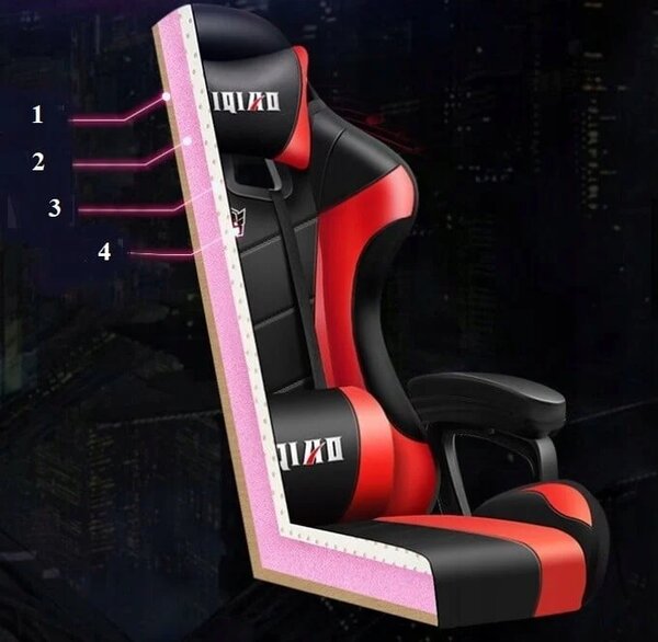 Gaming stolica - black wolf