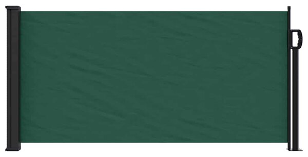 Bočna tenda na uvlačenje tamnozelena 100x500 cm - Zelena / 100 x 500 cm